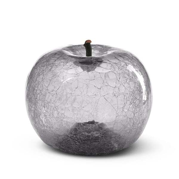 Apple - Crackled Zirconium (12Cm X 10Cm), Fruit Sculpture, 12cm x 10cm - Andrew Martin - image 1
