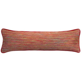 Sorrento Draught Excluder, Wool, Cushion, Orange - Andrew Martin Chenille & Hypoallergenic & Wool Weave - thumbnail 1