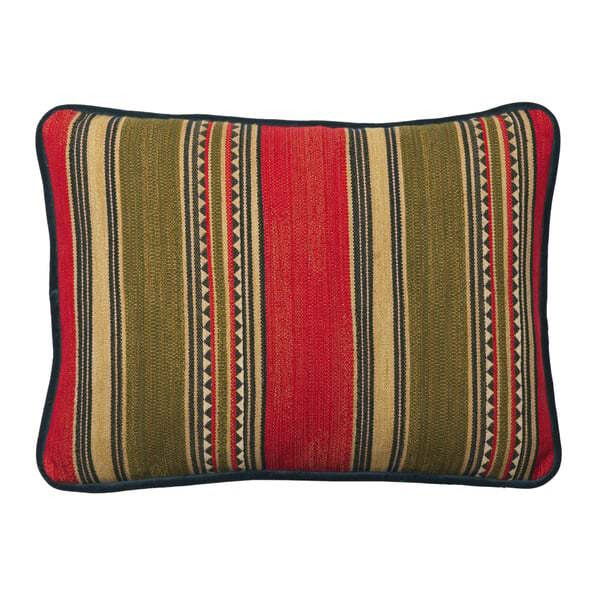 Las Salinas 4, Sustainable Feather, Cushion, 55CM X 40CM - Andrew Martin 4 Cotton Blend Kilim & Stripe - image 1