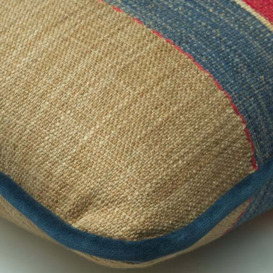 Es Cavalet 2, Sustainable Feather, Cushion, 55CM X 40CM - Andrew Martin 2 Cotton Blend Stripe - thumbnail 2