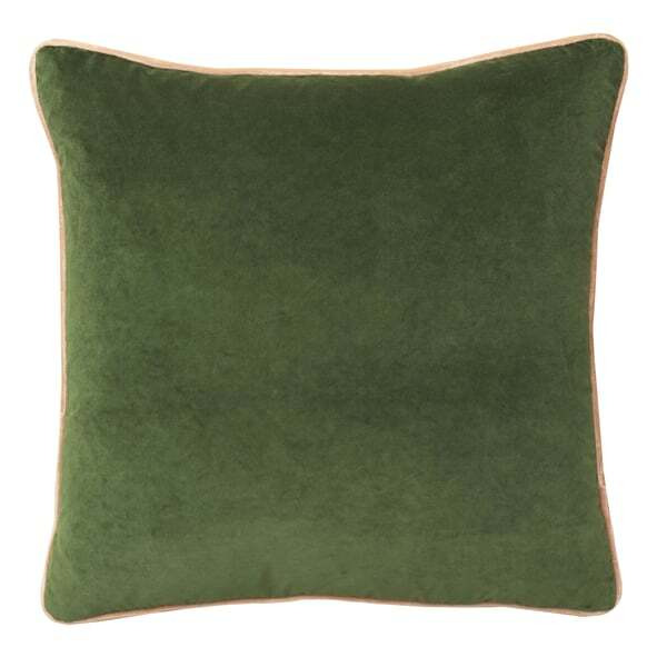 Medici Forest & Rose, Sustainable Feather, Cushion, Quince - Andrew Martin Velvet Plain - image 1