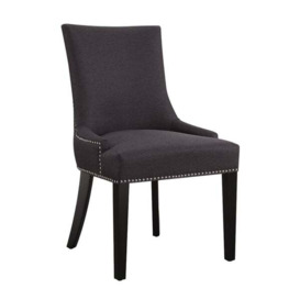 Theodore, Dining Chair, Black - Andrew Martin Other Fabric - thumbnail 1