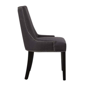 Theodore, Dining Chair, Black - Andrew Martin Other Fabric - thumbnail 2