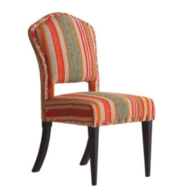 Bacall Junior Andean, Dining Chair, Green/Multicoloured/Orange - Andrew Martin Wool - thumbnail 1