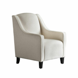 Finbar Cream, Chair - Andrew Martin Cream Linen