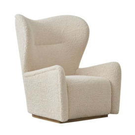 Sherpa, Armchair, Light Neutral/White - Andrew Martin Boucle
