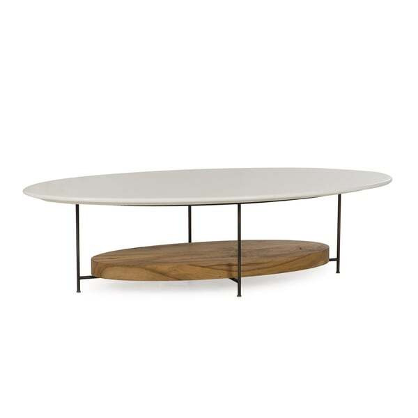 Olivia , Coffee Table, White Lacquer - Andrew Martin - image 1