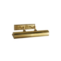 Dean Double Picture Light Brass, Picture Light, Small, Natural Brass - Andrew Martin - thumbnail 1