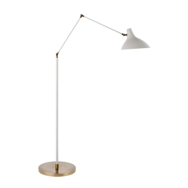 Charlton Floor Lamp White, Floor Lamp - Andrew Martin - image 1