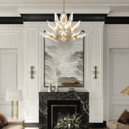Blossom Chandelier, Large, Gold - Andrew Martin - thumbnail 2