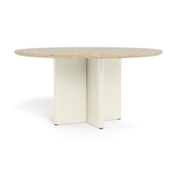 Caicos Round Dining Table Bone - Andrew Martin