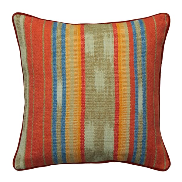 Argo Brick Outdoor, Hollowfibre, Cushion, 55cm x 55cm - Andrew Martin Stripe - image 1