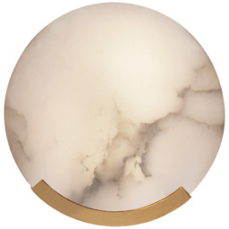 Melange Disc Wall Light Brass, Wall Light, Antique-Burnished Brass - Andrew Martin - thumbnail 1