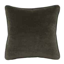 Medici Charcoal, Sustainable Feather, Cushion - Andrew Martin Eco-conscious & Cotton & Velvet Plain - thumbnail 1