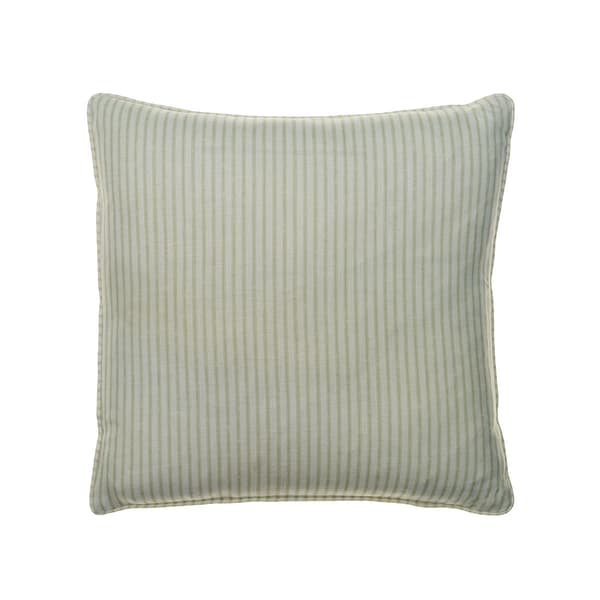 Picket Leaf, Sustainable Feather, Cushion - Andrew Martin Eco-conscious & Linen Blend & Viscose Blend Small Prints & Stripe - image 1