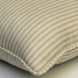 Picket Leaf, Sustainable Feather, Cushion - Andrew Martin Eco-conscious & Linen Blend & Viscose Blend Small Prints & Stripe - thumbnail 2