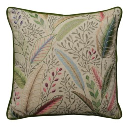 Spirit Sunset, Sustainable Feather, Cushion - Andrew Martin Linen & Linen Blend Embroidered & Floral - thumbnail 1