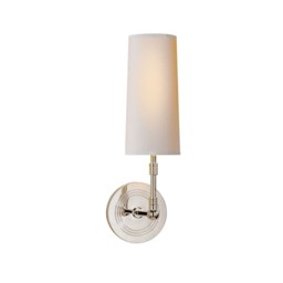 Ziyi Wall Light Nickel, Wall Light, Polished Nickel - Andrew Martin - thumbnail 1