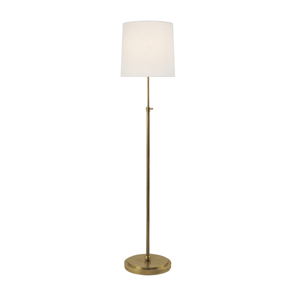 Bryant Floor Lamp Brass, Floor Lamp, Hand-Rubbed Antique Brass - Andrew Martin - image 1