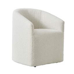 Alto Dining Chair Boucle Cream, Dining/ Arm Chair, Jacquard Boucle - Andrew Martin Boucle & Other Fabric - thumbnail 1