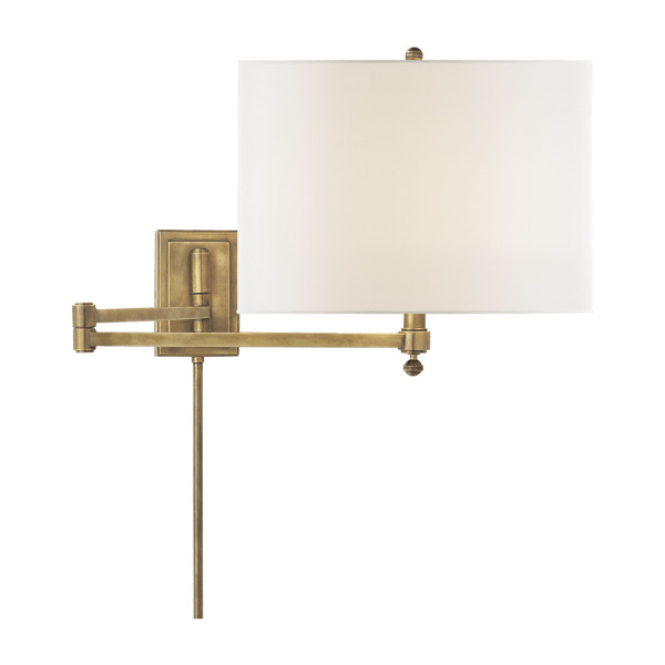 Hudson Wall Light Brass, Wall Light, Hand-Rubbed Antique Brass - Andrew Martin - image 1
