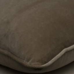 Medici Stone, Sustainable Feather, Cushion - Andrew Martin Eco-conscious & Cotton & Velvet Plain - thumbnail 2