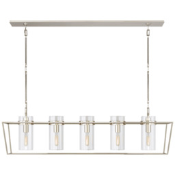 Presidio Pendant Nickel, Pendant Light, Polished Nickel - Andrew Martin - thumbnail 1
