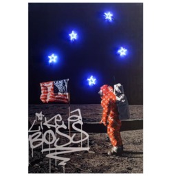 Neon - Like A Boss, Neon Artwork, 80cm x 120cm - Andrew Martin - thumbnail 1