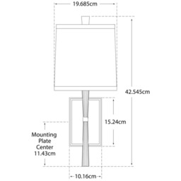 Refined Rib Wall Light Nickel, Wall Light, China White & Polished Nickel - Andrew Martin - thumbnail 2