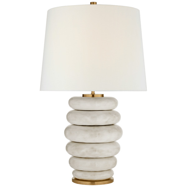 Phoebe Table Lamp White, Table Lamp, Antique White - Andrew Martin - image 1