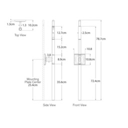 Reagan Wall Light Brass, Wall Light, Medium, Antique-Burnished Brass/Crystal - Andrew Martin - thumbnail 2