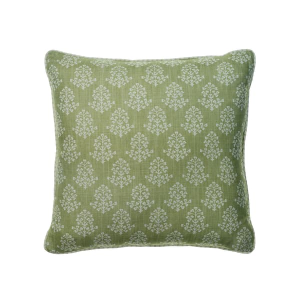 Sprig Leaf, Sustainable Feather, Cushion - Andrew Martin Eco-conscious & Linen Blend & Viscose Blend Floral & Small Prints - image 1
