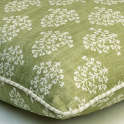 Sprig Leaf, Sustainable Feather, Cushion - Andrew Martin Eco-conscious & Linen Blend & Viscose Blend Floral & Small Prints - thumbnail 2