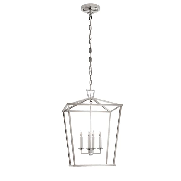 Darlana Pendant Nickel, Lantern, Medium, Polished Nickel - Andrew Martin - image 1