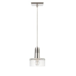 Iris Pendant Nickel, Pendant Light, Polished Nickel - Andrew Martin - thumbnail 1