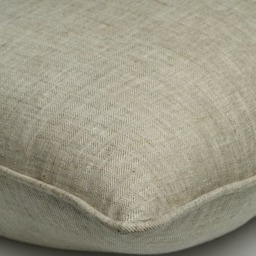 Teepee Natural, Sustainable Feather, Cushion - Andrew Martin Linen & Linen Blend Herringbone & Plain - thumbnail 2