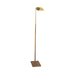 Studio Floor Lamp Brass, Floor Lamp, Hand-Rubbed Antique Brass - Andrew Martin - thumbnail 1
