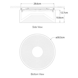 Otto Flush Nickel, Flush Mount, Small, Polished Nickel - Andrew Martin - thumbnail 2
