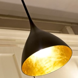 Agnes Pendant Light, Black, Medium - Andrew Martin - thumbnail 2