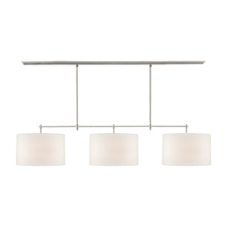 Bryant Pendant Nickel, Ceiling Light, Large, Polished Nickel - Andrew Martin - thumbnail 1