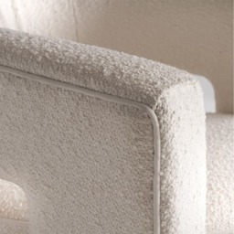 Madison Swivel Chair Huntsman Ivory, Swivel Chair, Huntsman Ivory - Andrew Martin Boucle - thumbnail 2