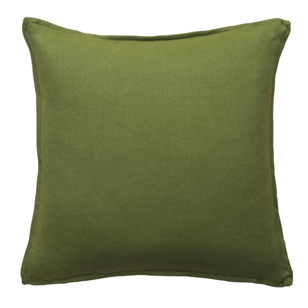 Rocco Leaf, Sustainable Feather, Cushion, 55cm x 55cm - Andrew Martin With Trim/Fringe & Linen & Linen Blend Plain - image 1