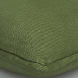 Rocco Leaf, Sustainable Feather, Cushion, 55cm x 55cm - Andrew Martin With Trim/Fringe & Linen & Linen Blend Plain - thumbnail 2