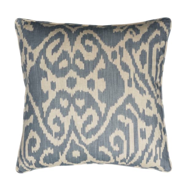 Otter Denim, Sustainable Feather, Cushion - Andrew Martin Eco-conscious & Cotton & Cotton Blend & Linen & Linen Blend Ikat - image 1