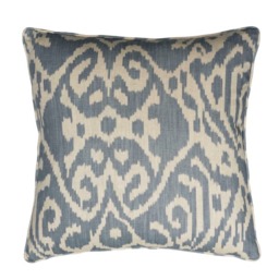 Otter Denim, Sustainable Feather, Cushion - Andrew Martin Eco-conscious & Cotton & Cotton Blend & Linen & Linen Blend Ikat - thumbnail 1