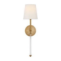 Camille Wall Light Brass, Wall Light, Hand-Rubbed Antique Brass - Andrew Martin - thumbnail 1