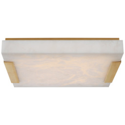 Covet Ceiling Light Large Brass, Flush Mount, Large, Antique-Burnished Brass - Andrew Martin - thumbnail 1