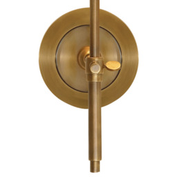 Bryant Wall Light Brass, Wall Light, Hand-Rubbed Antique Brass - Andrew Martin - thumbnail 2