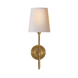 Bryant Wall Light Brass, Wall Light, Hand-Rubbed Antique Brass - Andrew Martin - thumbnail 1