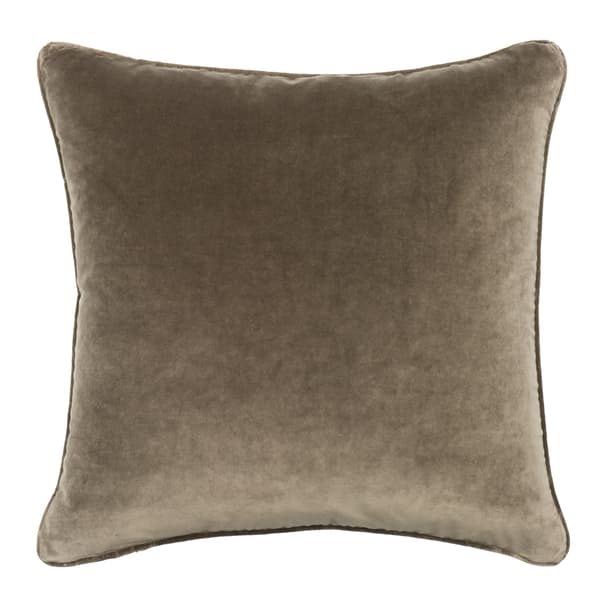 Medici Taupe, Sustainable Feather, Cushion - Andrew Martin Eco-conscious & Cotton & Velvet Plain - image 1